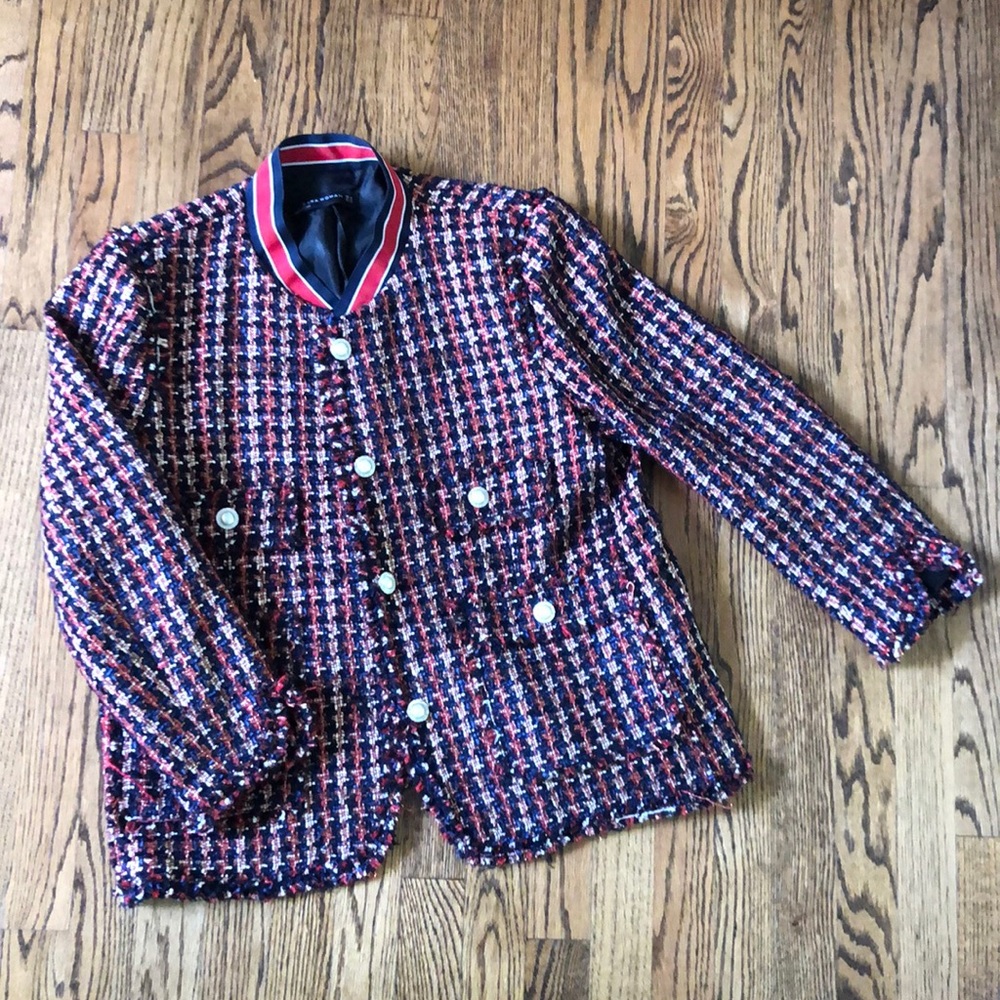 Zara tweed blazer